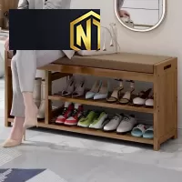 KỆ GIÀY 2 NGĂN KẾT HỢP GHẾ NGỒI TIỆN LỢI